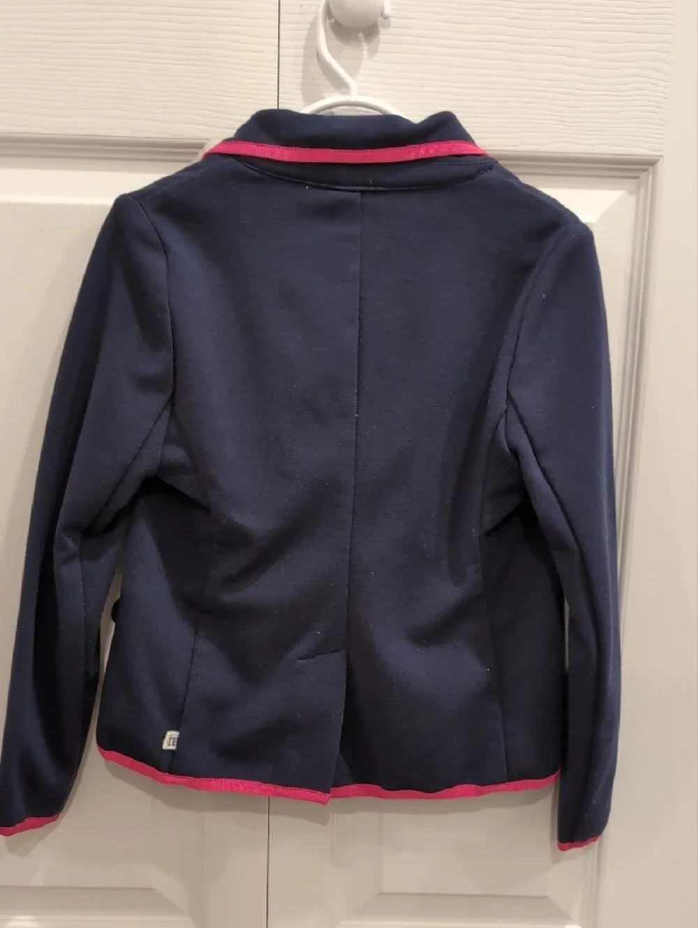 Tommy Hilfiger Navy Blazer with Pink Trim